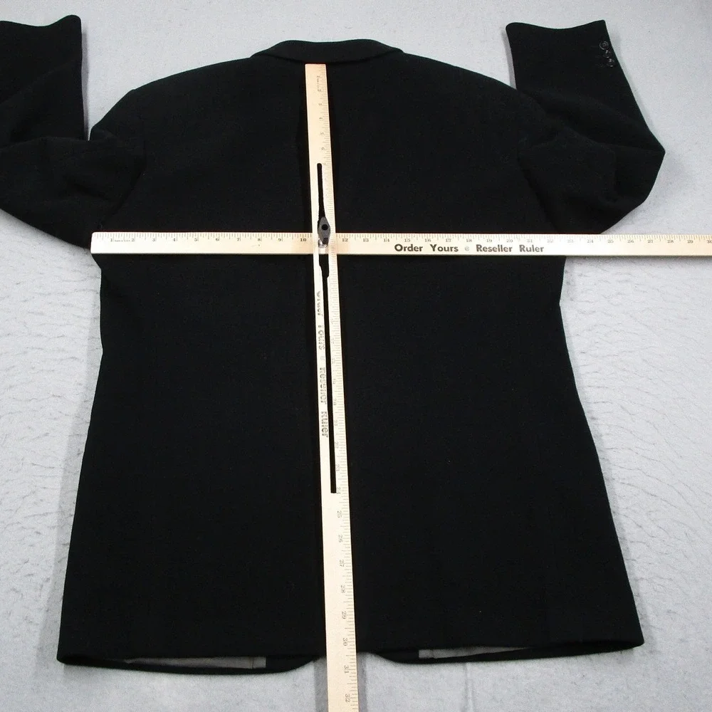 Hugo Boss Mens Black Cashmere Wool Blazer Sport Coat Italy 40R Henry Singer